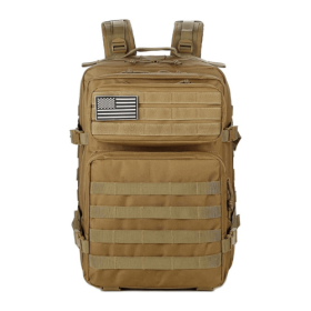 Tactical 45L Molle Rucksack Backpack (Color: Khaki)